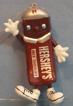 Hershey Bar - stands waving wears sneakers
