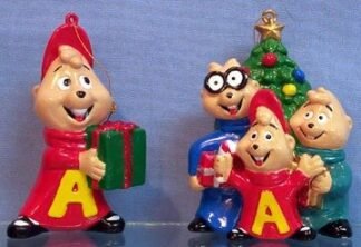 Alvin - stands holding gift