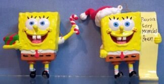 SpongeBob - List - stands holding list of names