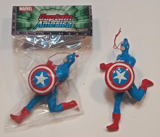 Captain America - runs holding his shield, figure as ornament, Superheroes, Kurt Adler